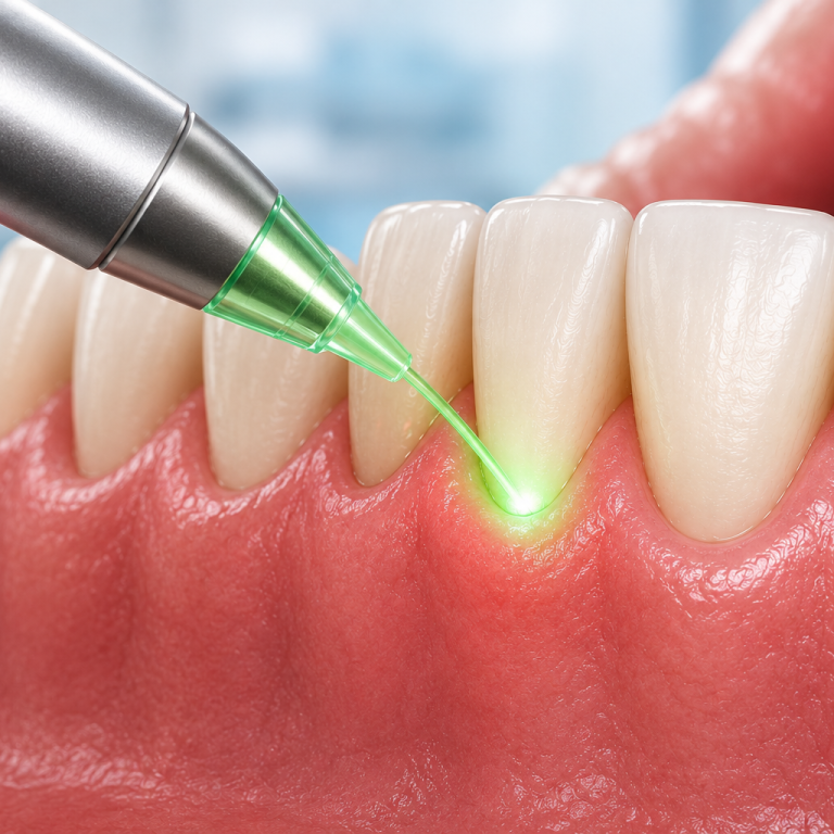 Dental laser treatment